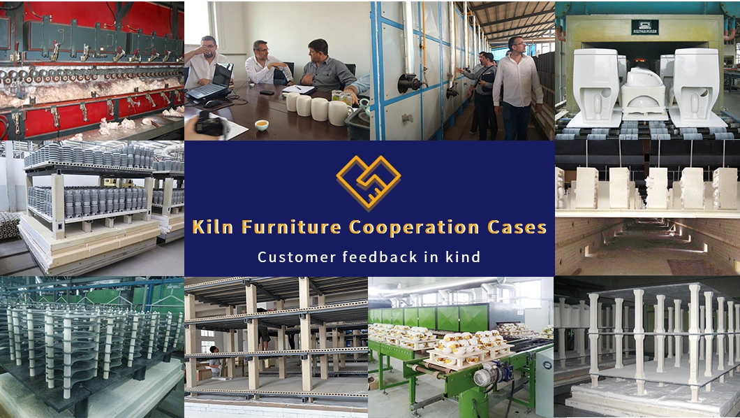 Refractory Material Factory Supply Table Ware Tableware Ceramics Cordierite Kiln Furniture